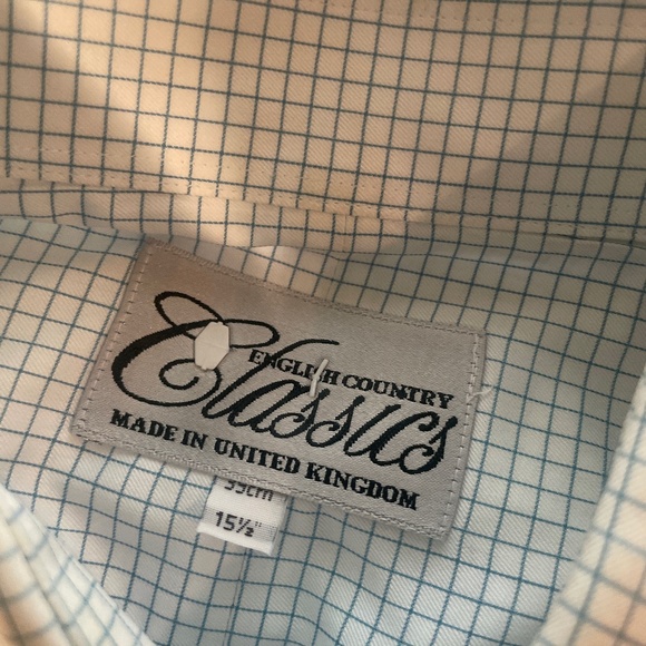 Men’s English Country Classics 39/ 15 1/2 Shirt - Picture 1 of 3